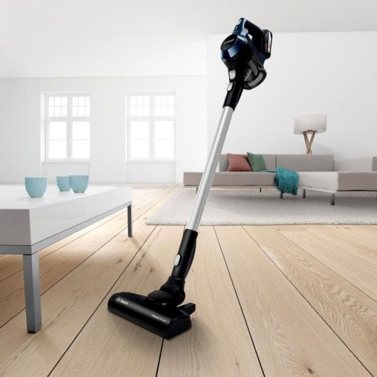 Aspiradora sin cable Bosch Serie 6 BBS611PCK 2 en 1 Filtro higiénico Autonomía 30 min Azul