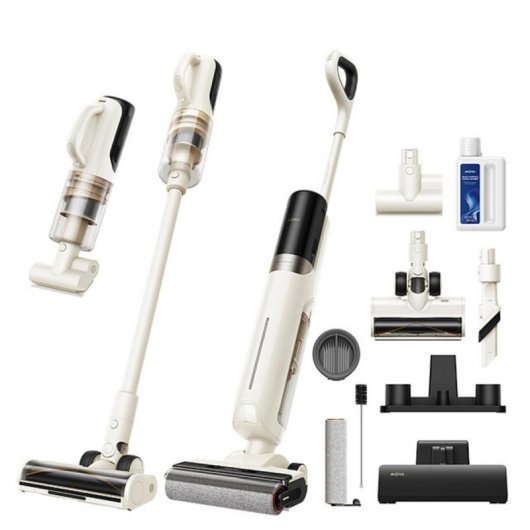 Aspirateur balai 3 en 1 MOVA Tech K30 Mix 300 W Sans sac Filtration LED Autonettoyant