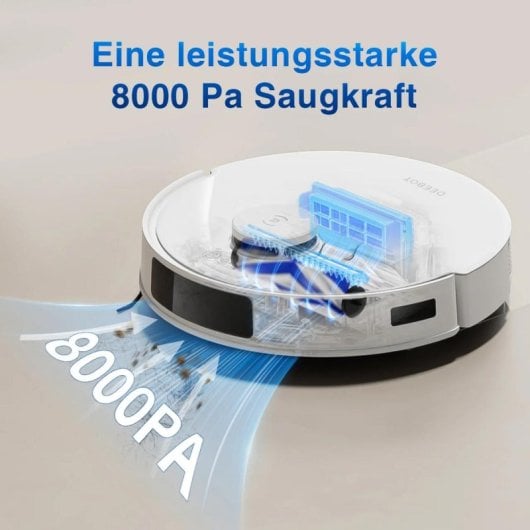 Saugroboter mit Wischfunktion Ecovacs DEEBOT N20 Navigationsklasse TrueMapping 2.0 Sprachsteuerung 65 dB 5.200 mAh
