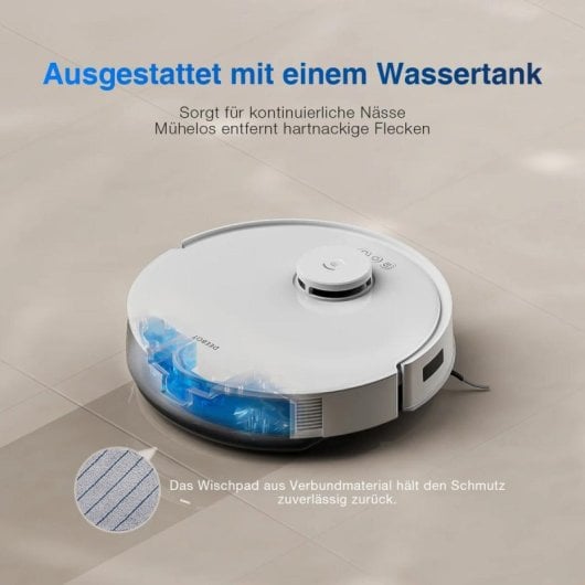 Saugroboter mit Wischfunktion Ecovacs DEEBOT N20 Navigationsklasse TrueMapping 2.0 Sprachsteuerung 65 dB 5.200 mAh