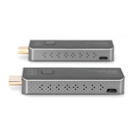 Extensor HDMI inalámbrico Digitus 50 m Full HD AES WPA2 Micro-USB Negro