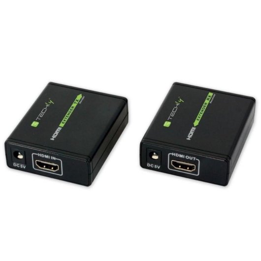 Transmisor y receptor AV Techly IDATA EXT-E70 1080p 60 m HDMI 3D HDCP Negro