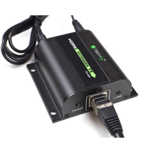 Transmisor y receptor AV Techly IDATA EXT-E70I HDMI 60 m 3D HDCP negro