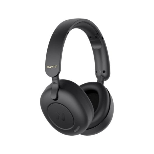 Auriculares Havit Hibrid ANC Bluetooth inalámbricos y con cable para música y uso diario negros
