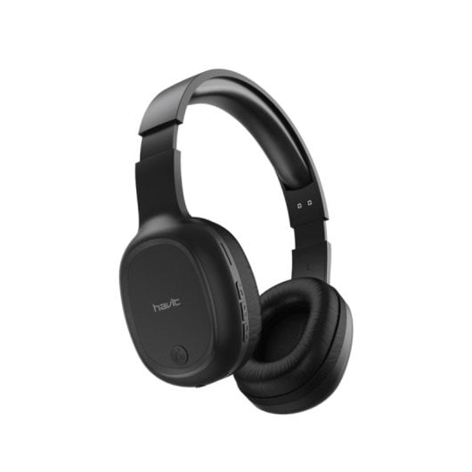 Auriculares Havit PRO Bluetooth Inalámbricos y con cable para llamadas, música, deporte y uso diario, color negro
