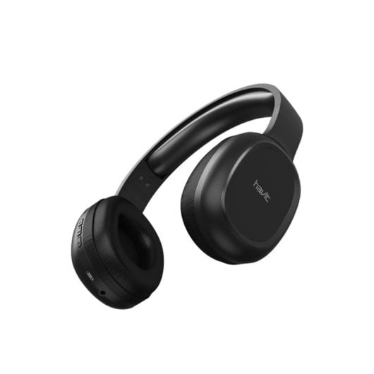 Auriculares Havit PRO Bluetooth Inalámbricos y con cable para llamadas, música, deporte y uso diario, color negro