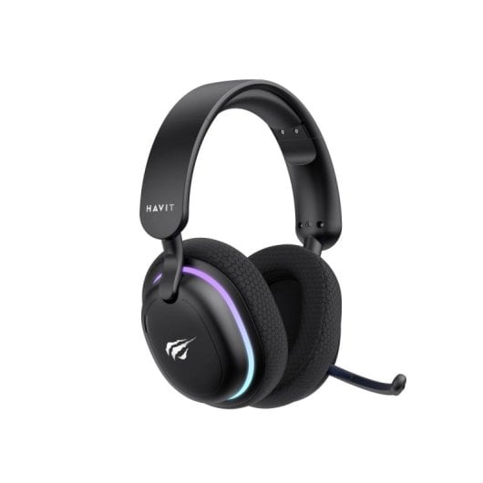 Auriculares Havit 6939119040000 inalámbricos Bluetooth y USB-C Gaming con Cancelación de Ruido negros