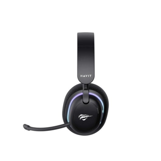 Auriculares Havit 6939119040000 inalámbricos Bluetooth y USB-C Gaming con Cancelación de Ruido negros