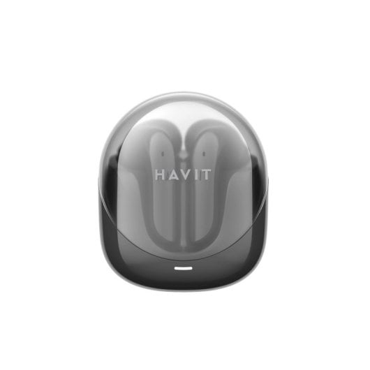 Auriculares Havit 6939119079901 inalámbricos Bluetooth con micrófono y modo gaming negros