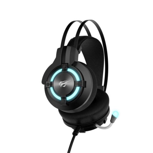 Casque Havit HV-H2212U filaire USB gaming avec microphone, contrôle en ligne, rétroéclairage, noir