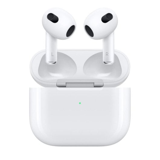 Ecouteurs Apple AirPods 3 sans fil Bluetooth intra-auriculaires, contrôle tactile, IPX4, blanc
