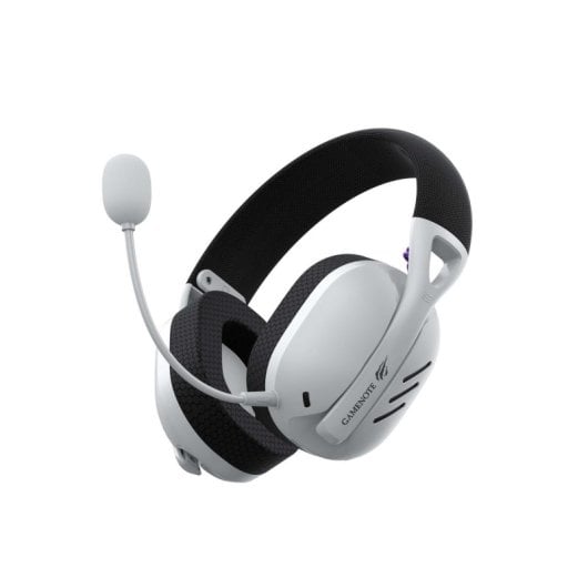 Auriculares Havit 6939119064402 inalámbricos y con cable Bluetooth y RF para gaming con micrófono, negro y blanco
