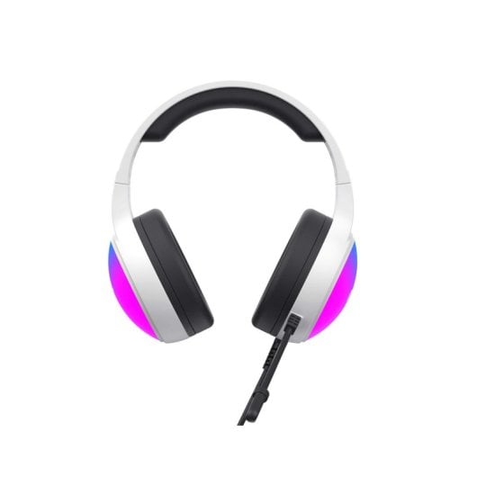 Casque Havit H2043U filaire USB pour gaming avec micro à perche noir et blanc
