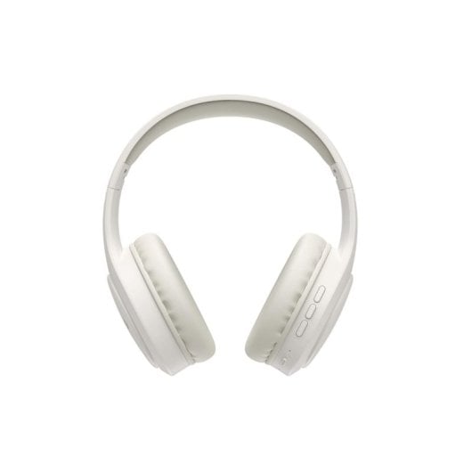 Auriculares Havit 6939119098315 inalámbricos y con cable Bluetooth 5.1 para llamadas y música, plegables beige