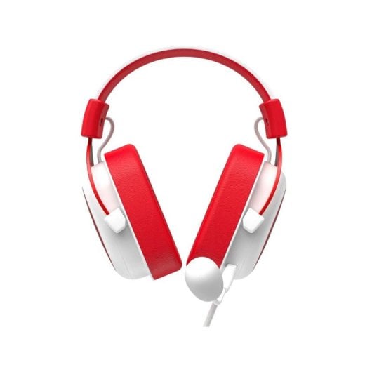 Casque Havit 6950676214147 filaire Jack 3,5 mm pour gaming micro serre-tête rouge blanc