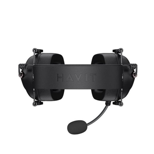 Auriculares Havit H2033D Gaming inalámbricos y con cable, conectividad dual y micrófono Boom, negros