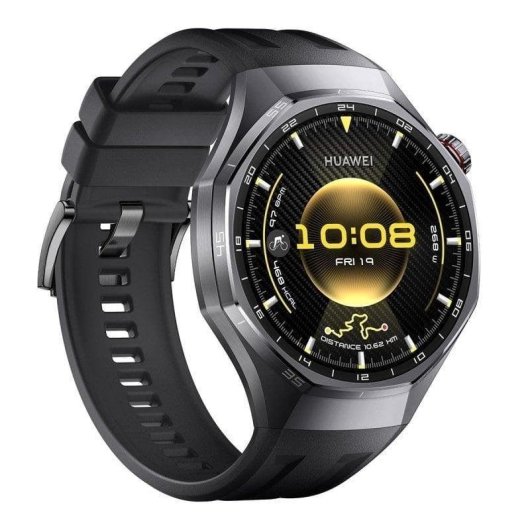 Huawei Watch GT6 Pro Bluetooth GPS NFC 46mm AMOLED Nero Fluoroelastomero IP68 SpO2 ECG