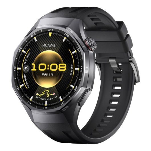 Huawei Watch GT6 Pro Bluetooth GPS NFC 46mm AMOLED Nero Fluoroelastomero IP68 SpO2 ECG