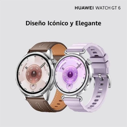 Huawei Watch GT 6 Bluetooth 41mm AMOLED Silber Wasserdicht IP68 SpO2 Herzfrequenz Schlaf