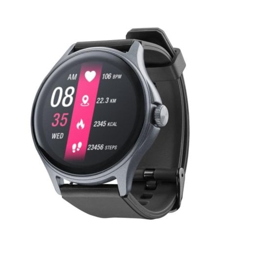 Cellularline ION PRO Round Bluetooth 47mm TFT Schwarz Wasserdicht IP67 SpO2 Pulsüberwachung