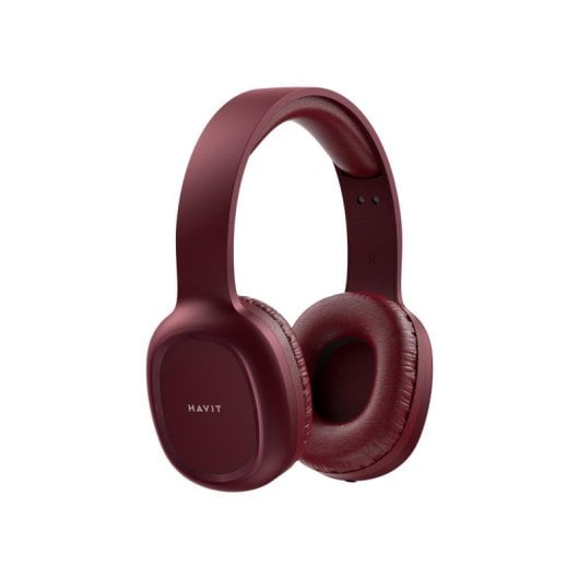Auriculares Havit PRO Bluetooth in-ear inalámbricos y con cable, llamadas, música y deporte, color borgoña