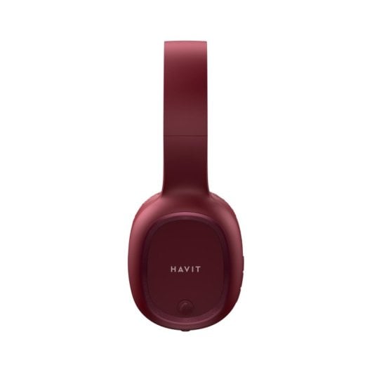 Auriculares Havit PRO Bluetooth in-ear inalámbricos y con cable, llamadas, música y deporte, color borgoña