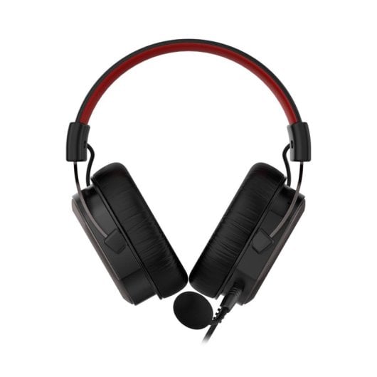 Casque Havit H2008D filaire mini-jack pour gaming avec micro, noir et rouge