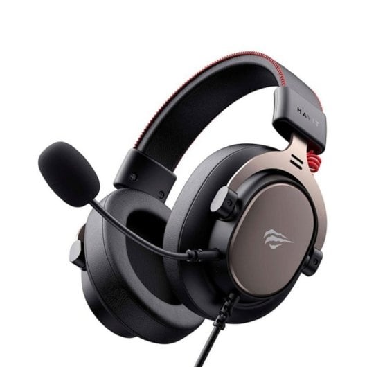 Casque Havit 6939119066987 filaire gaming micro détachable contrôle volume rotatif noir
