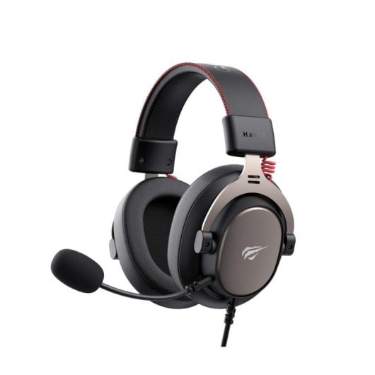 Casque Havit 6939119066987 filaire gaming micro détachable contrôle volume rotatif noir