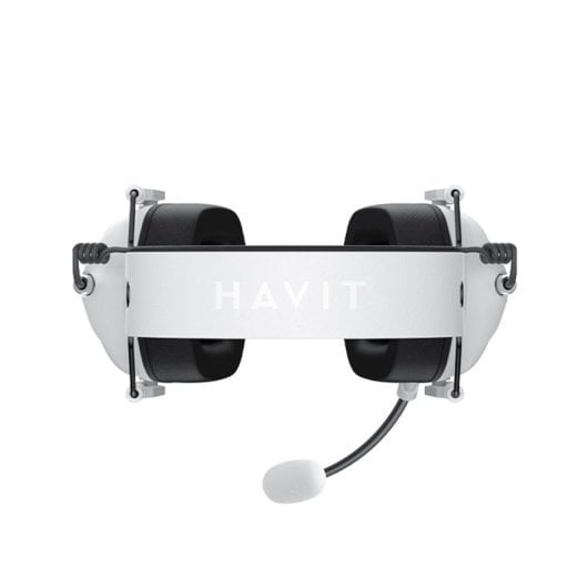 Casque Havit H2033D filaire et sans fil pour gaming, micro-casque circum-aural, noir et blanc