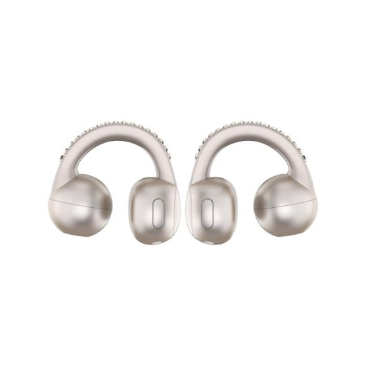 Motorola moto buds loop kabellose Bluetooth Kopfhörer mit Geräuschunterdrückung, Mikrofon und wasserabweisendem Schutz beige