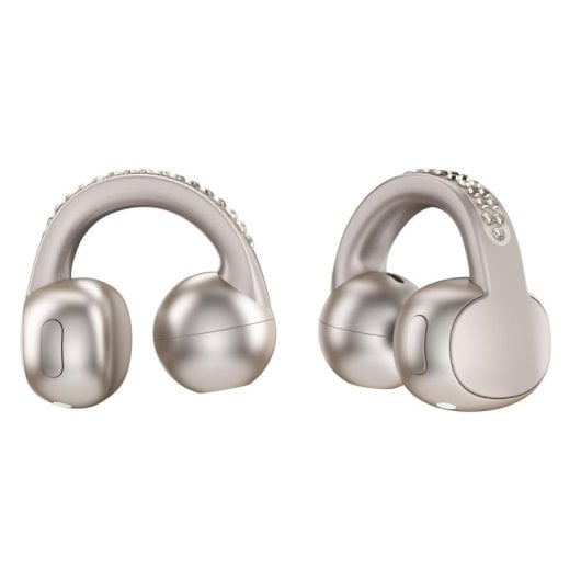 Auriculaires Motorola moto buds loop sans fil Bluetooth avec Réduction de Bruit, waterproof, beige