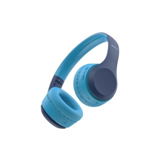 Casque Havit H626BT sans fil et filaire Bluetooth pour musique, micro intégré, IPX6, bleu