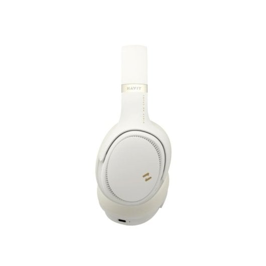 Casque Havit H630BT PRO sans fil et filaire Bluetooth avec réduction active de bruit, microphone, jaune
