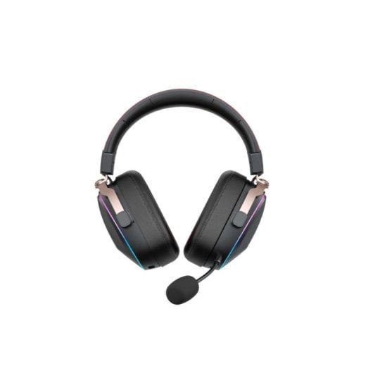 Casque Havit 6939119065584 Gaming filaire et sans fil Bluetooth, micro boom, noir et rouge