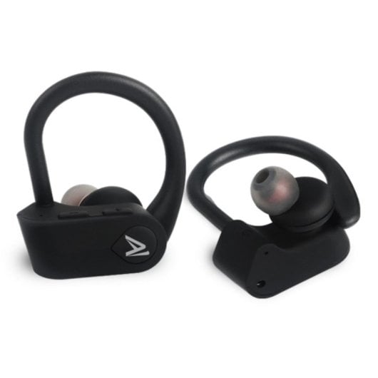 Auriculares Savio TWS-03 sans fil Bluetooth pour sport et appels, avec micro, noir