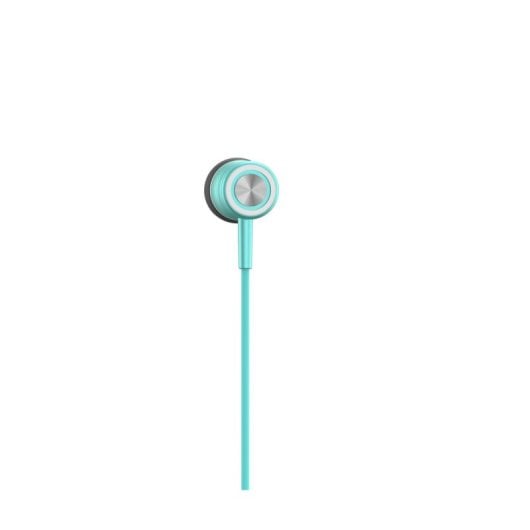 Casque Havit HV-H2178D filaire jack 3,5 mm pour musique, intra-auriculaire, bleu