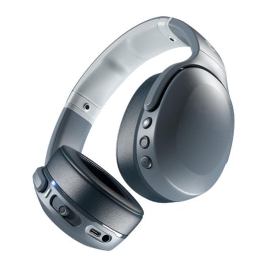 Auriculares Skullcandy Crusher Evo sans fil et filaire Bluetooth, appels et musique, gris
