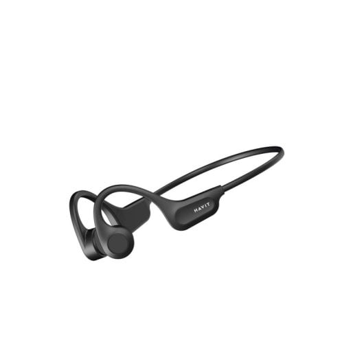 Ecouteurs Havit 6939119041489 sans fil Bluetooth sport et appels conduction osseuse IPX5 noirs
