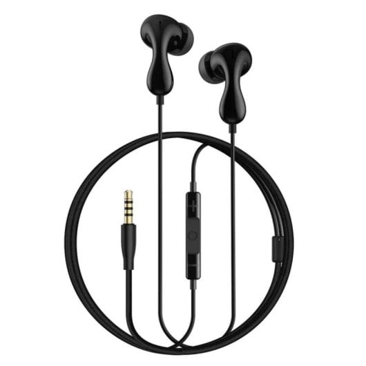 Auriculares Baseus Encok HZ20 com fio Jack 3.5 mm para chamadas e música pretos