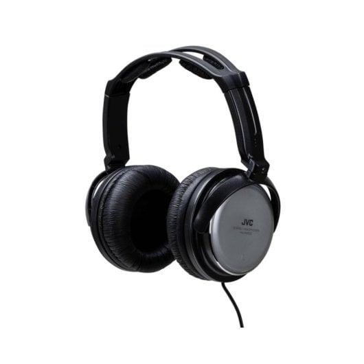 Casque JVC HA-RX500-E filaire connectivité 3,5 mm pour musique noir et blanc