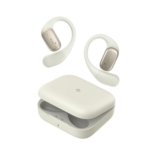 Auriculares Havit OWS902 inalámbricos Bluetooth True Wireless para llamadas y música gris