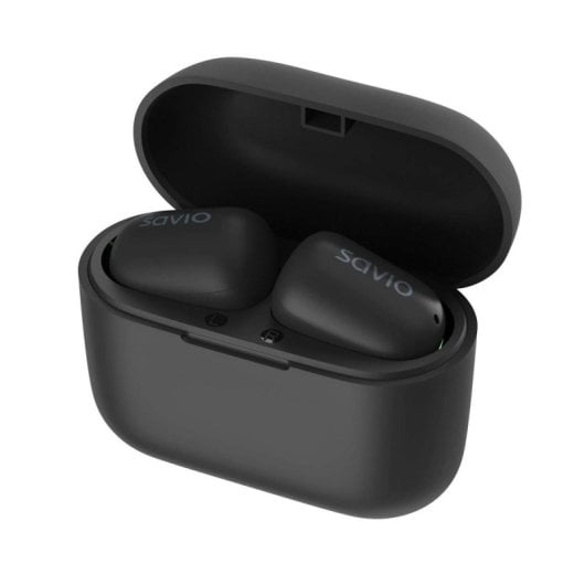 Auriculares Savio TWS-09 Inalámbricos Bluetooth para Chamadas e Música com IPX5 Pretos