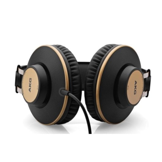 AKG K92 Auscultadores Circumaurais com Cabo Jack 3,5mm Pretos/Dourados