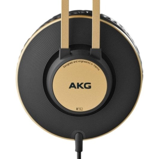 AKG K92 Auscultadores Circumaurais com Cabo Jack 3,5mm Pretos/Dourados