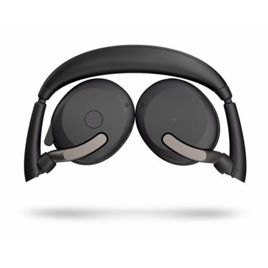 Casque Jabra Evolve2 65 Flex sans fil et filaire Bluetooth avec Annulation Hybride du Bruit, Microphone, pour bureau et centre d'appels, noir