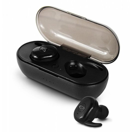 Kopfhörer Esperanza TWS CARDERA kabellos Bluetooth In-Ear für Anrufe und Musik Schwarz