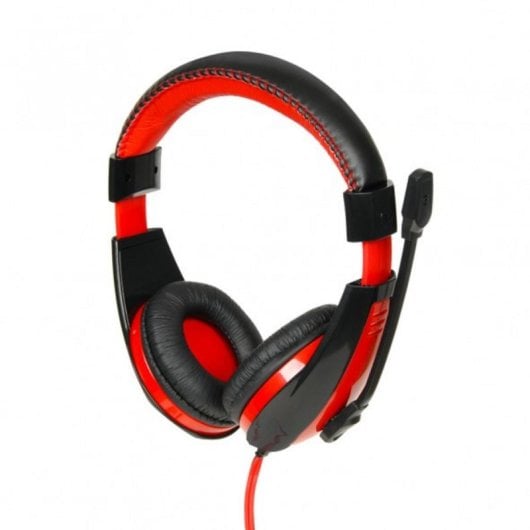 Kopfhörer iBox SHPI1528MV kabelgebunden 3,5 mm Gaming Binaural mit Mikrofon Schwarz Rot