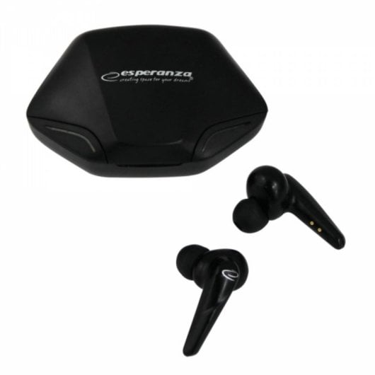 Kopfhörer Esperanza EH231K kabellos Bluetooth für Anrufe und Musik Schwarz