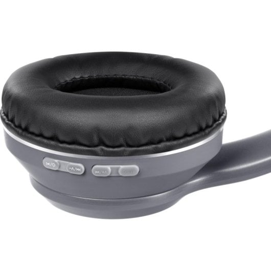 Auricolari Defender FREEMOTION B571 LED Wireless e Cablati Bluetooth per Chiamate Musica Sport Grigio